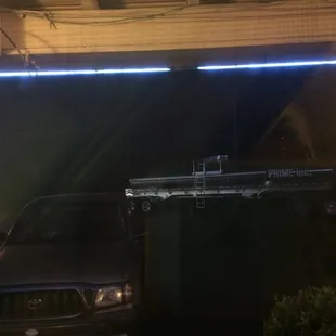 They have enough room for one big rig