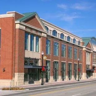 We are in the corner spot with a patio in the Indiana Design Center