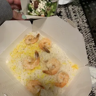 $20 for this? Garlic Shrimp plate
