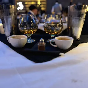 Carajillo after dinner drinks - made tableside