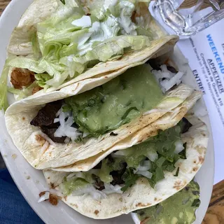 (2) Grilled Steak Tacos