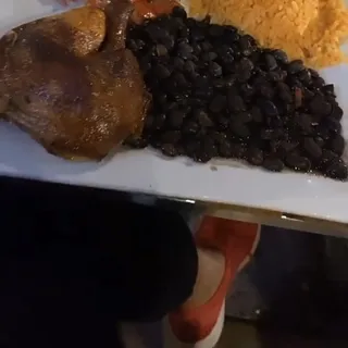 1/4 Rotisserie Chicken Platter