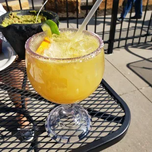 Skinny margarita- Tequila with orange and lime juice