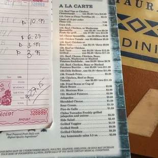 Bill should of had 5 items totaling under 23 bucks.  They adjusted it.