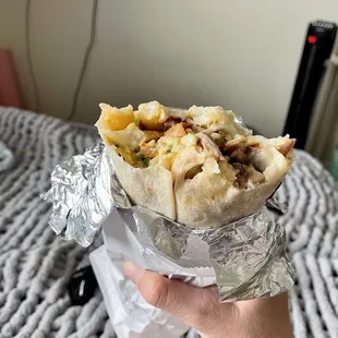 California burrito with buche