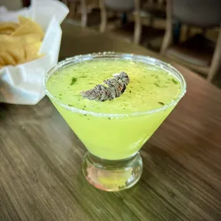 Lavender and cucumber Margarita