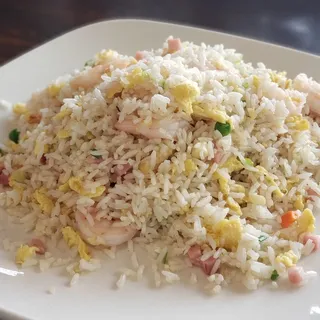 C12. Fried Rice with Shrimp, Ham, Egg and Vegetables