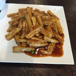 V07. Eggplant with Garlic Sauce