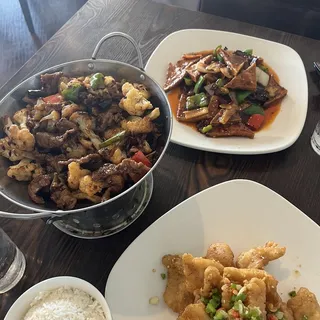V10. Stir-fried Tofu Family Style