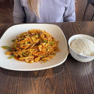 M01. Shredded Pork with Spicy Garlic Sauce