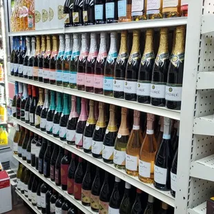 a wide selection of wines