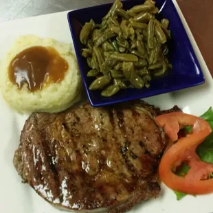 Char - grilled 10 oz. Rib-eye