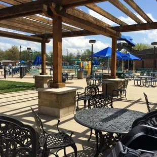 Great outdoor eating by the pool