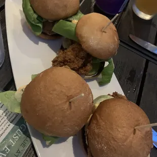 Fried Chicken Sliders