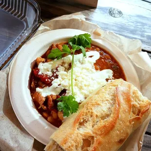 Poblano White Bean Chicken Chili