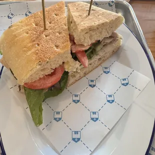 Eerie " Truffle Diestel Turkey Sandwich