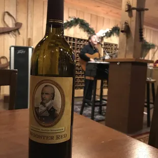 Wine and music at the Blue Barn!  Taking in some oldies.