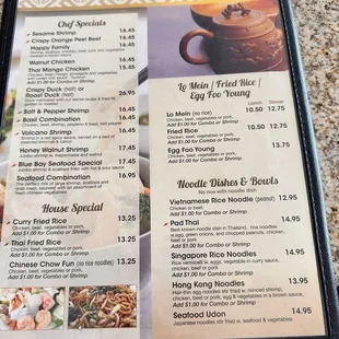 Updated current menu 6/16/24