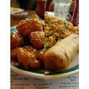a plate of food