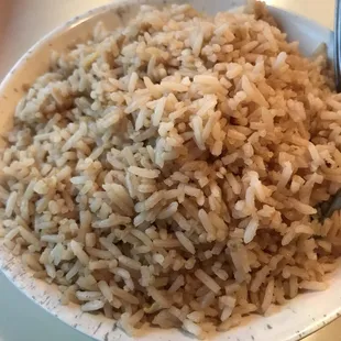 Dinner size fried rice