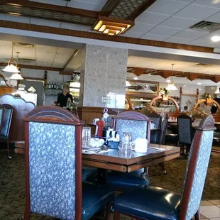 the dining room and bar