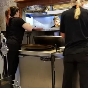 Unsanitary. Waitress wiped sweat off her forehead and immediately grab toast and served it.
