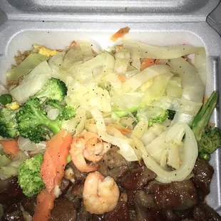 Hibachi Steak &amp; Shrimp