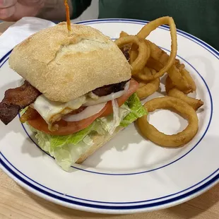 Cranberry Club with Onion Rings