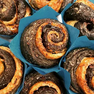 a variety of pastries