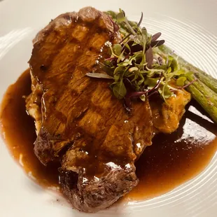 12 ounce New York steak