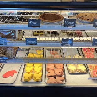 Cookie and pie selections