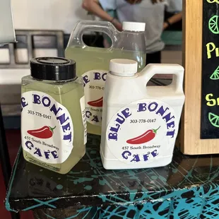 a woman in the background