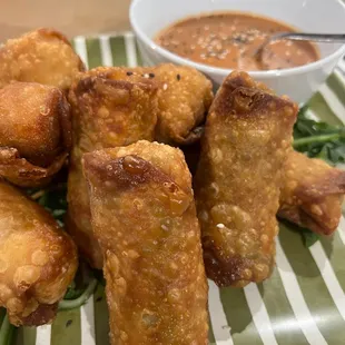 Salmon &amp; Lobster Egg Rolls