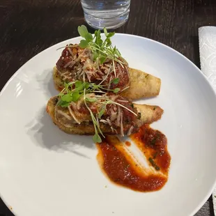 Lamb-blend meatballs