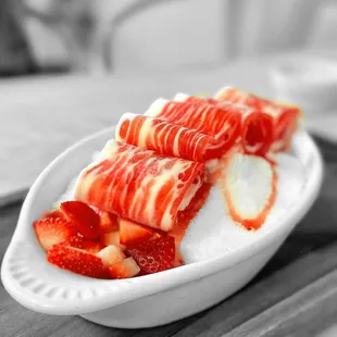 4 Piece Beef Belly Shaved Ice | @whaevaeats