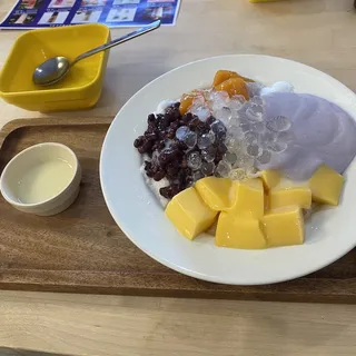 Taro Cream Taro Ball with Pudding