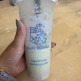 Taro Cream with Matcha Latte