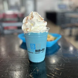 Blue Horchata Shake