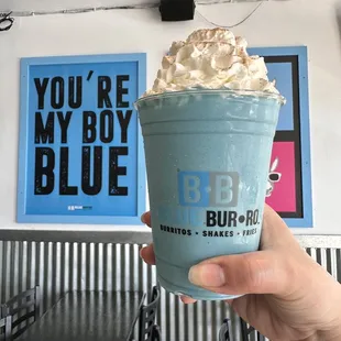 Blue Horchata Shake