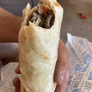Carnie asada Burrito