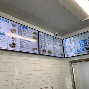 Menu @ Blue Burro in Pico Rivera, CA 7/29/21