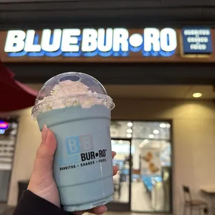 Blue Horchata Shake