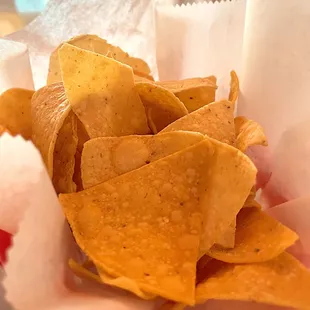 Fresh Chips and Salsa with every dine in order!