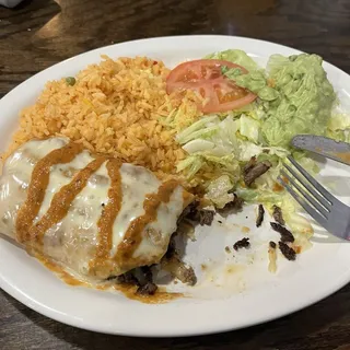 spicy chimichanga