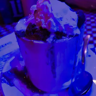 Blueberry Donut Bread Pudding