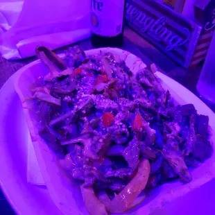 Cheese steak fries.