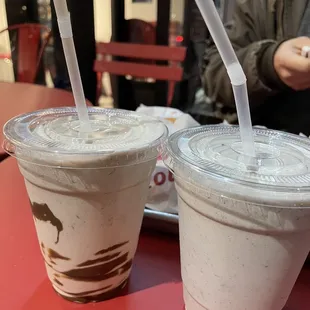 Nutella Shake, Cookies and Cream Shake