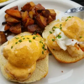 Shrimp Benedict