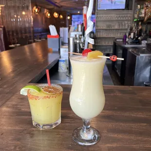 Frozen Margarita and Pina Colada