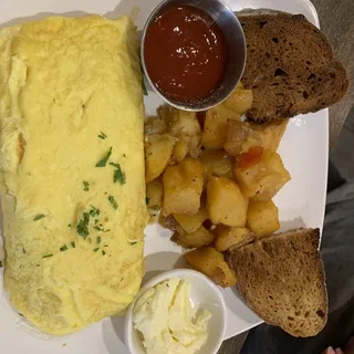 Blue Corn Omelette